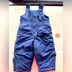 LLBEAN snow bib 6-12 month